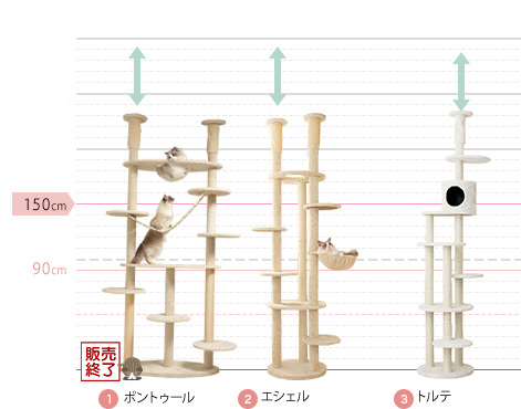 高さ別一覧 キャットタワー専門店mau